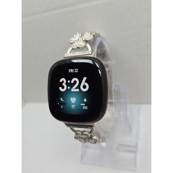 Fitbit Versa 3 FB511 Smartwatch GPS Heart Rate SpO2 Activity Tracker W/ Charger - Picture 2 of 11